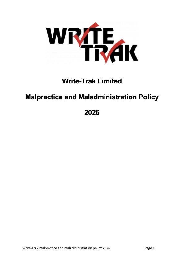 Write-Trak Malpractice Policy 2026